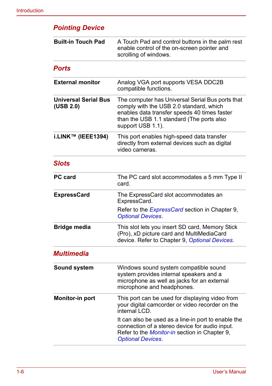 Toshiba Qosmio G20 (PQG21) User Manual | Page 28 / 242