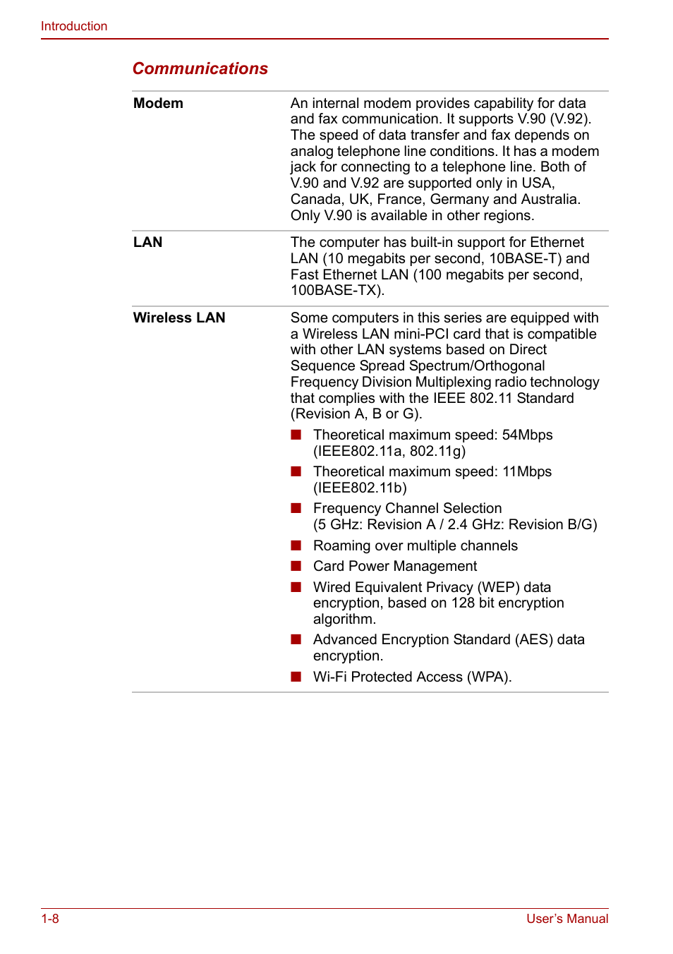 Toshiba Qosmio G20 (PQG21) User Manual | Page 30 / 242