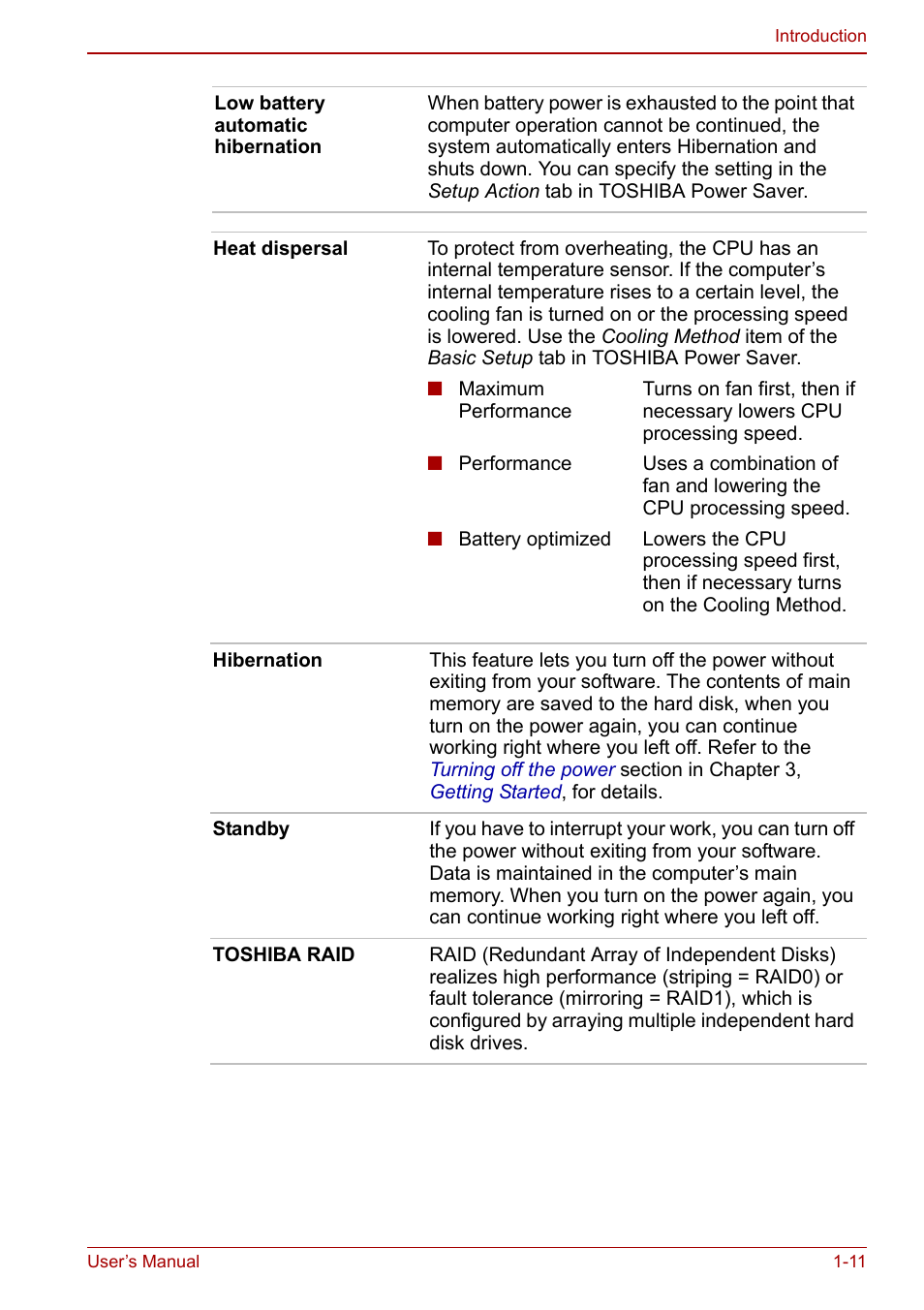 Toshiba Qosmio G20 (PQG21) User Manual | Page 33 / 242