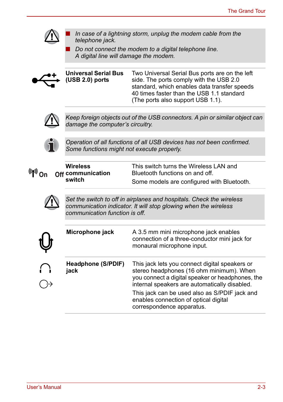 Toshiba Qosmio G20 (PQG21) User Manual | Page 41 / 242