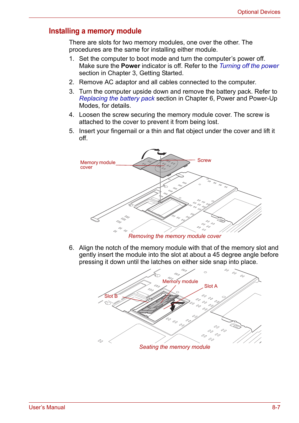 Toshiba Satellite Pro A120 (PSAC1) User Manual | Page 134 / 205