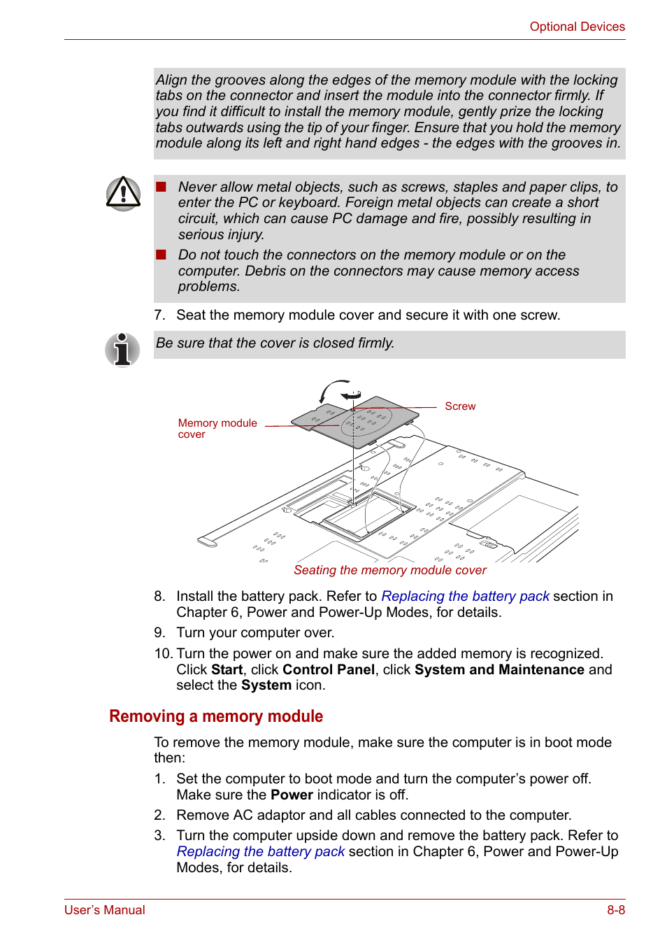 Toshiba Satellite Pro A120 (PSAC1) User Manual | Page 135 / 205