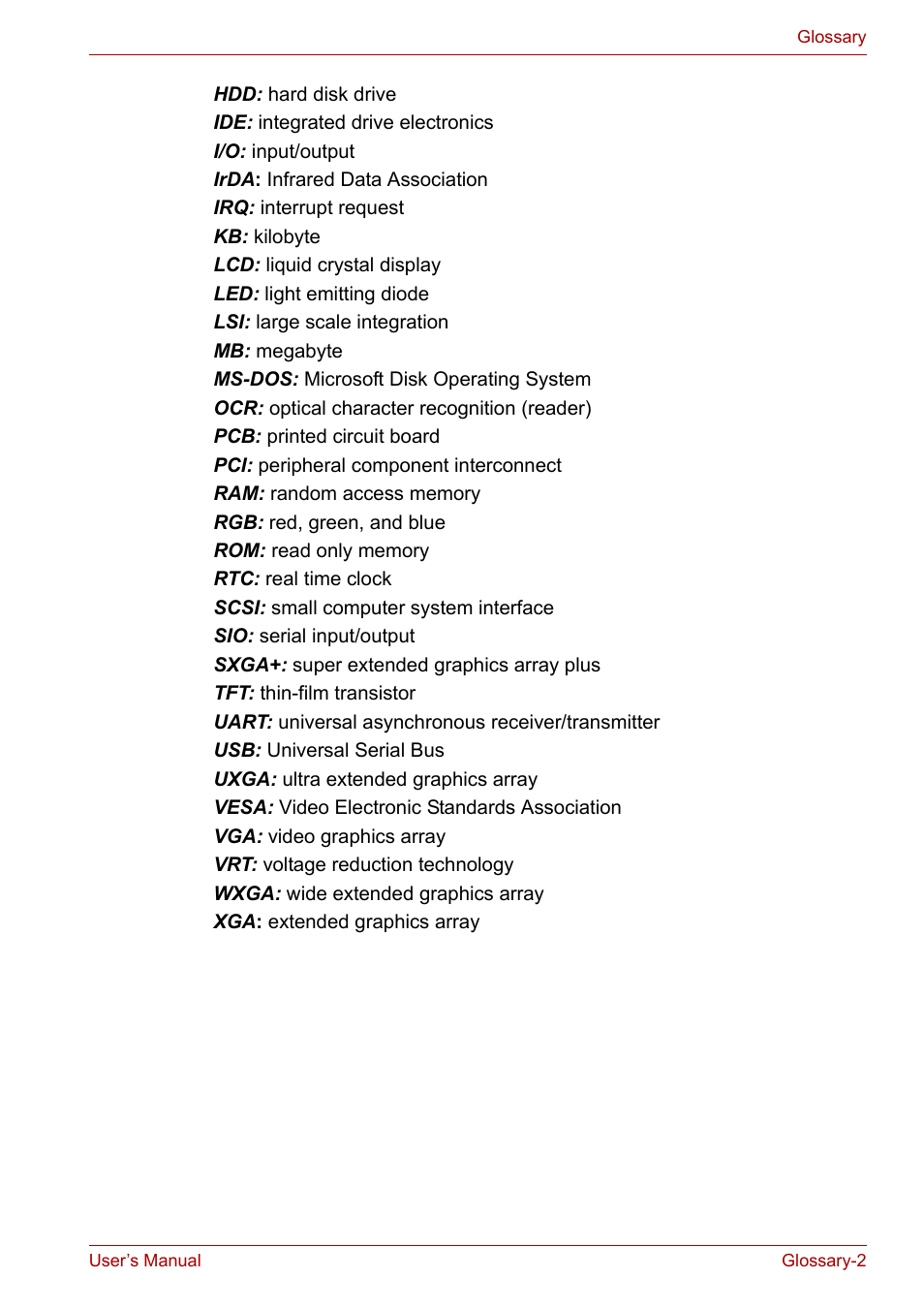 Toshiba Satellite Pro A120 (PSAC1) User Manual | Page 189 / 205