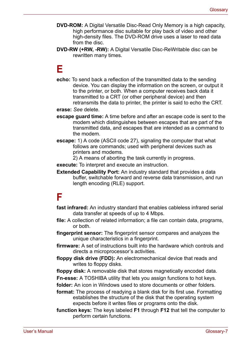 Toshiba Satellite Pro A120 (PSAC1) User Manual | Page 194 / 205