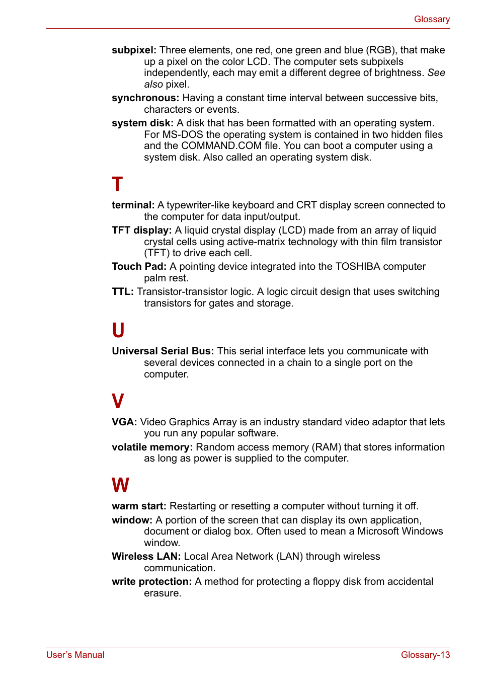 Toshiba Satellite Pro A120 (PSAC1) User Manual | Page 200 / 205