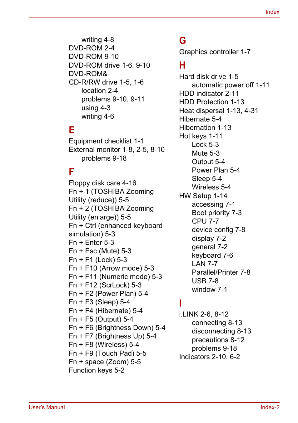 Toshiba Satellite Pro A120 (PSAC1) User Manual | Page 202 / 205