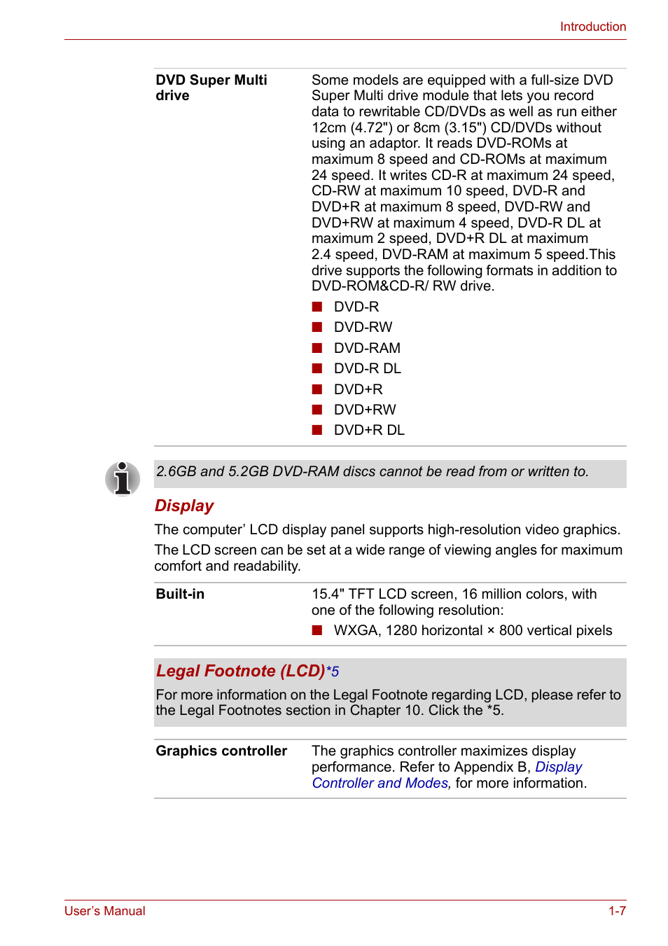 Toshiba Satellite Pro A120 (PSAC1) User Manual | Page 26 / 205