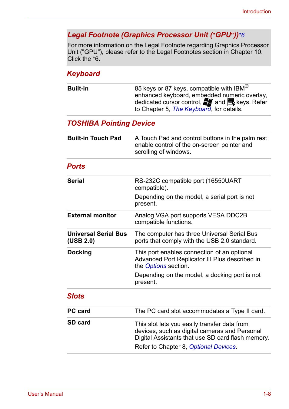 Toshiba Satellite Pro A120 (PSAC1) User Manual | Page 27 / 205