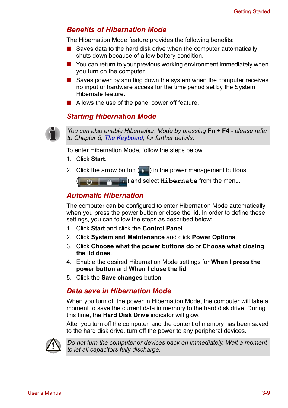 Toshiba Satellite Pro A120 (PSAC1) User Manual | Page 61 / 205