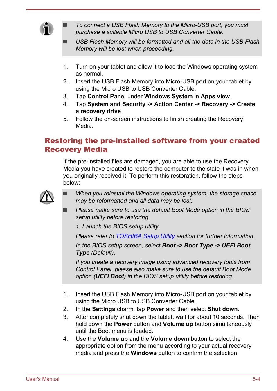 Toshiba WT8-A User Manual | Page 49 / 77