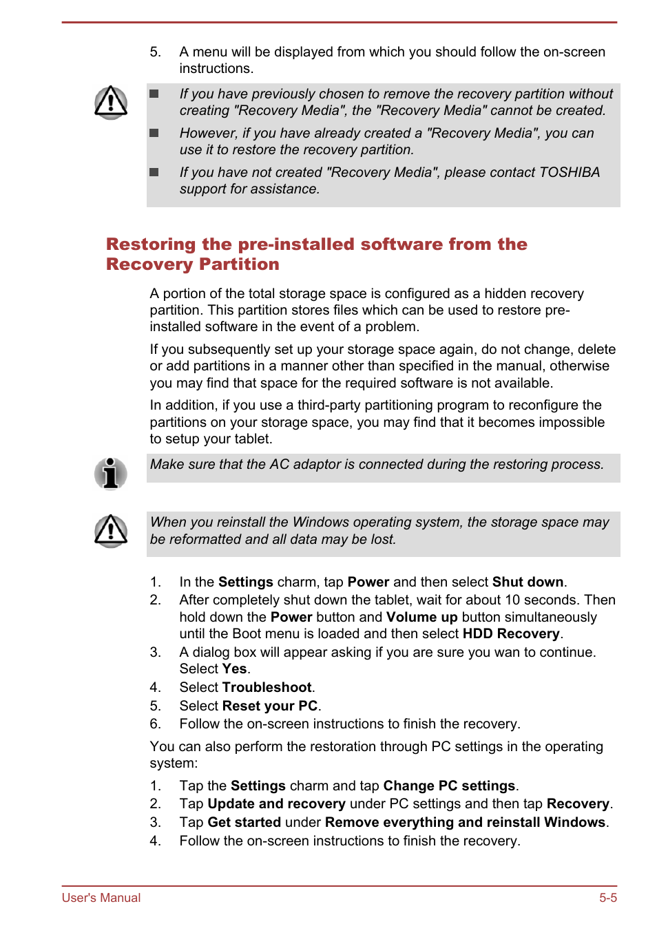 Toshiba WT8-A User Manual | Page 50 / 77