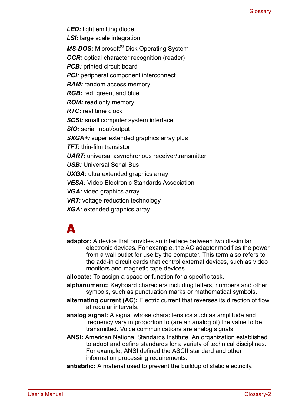 Toshiba Satellite L10 User Manual | Page 156 / 170