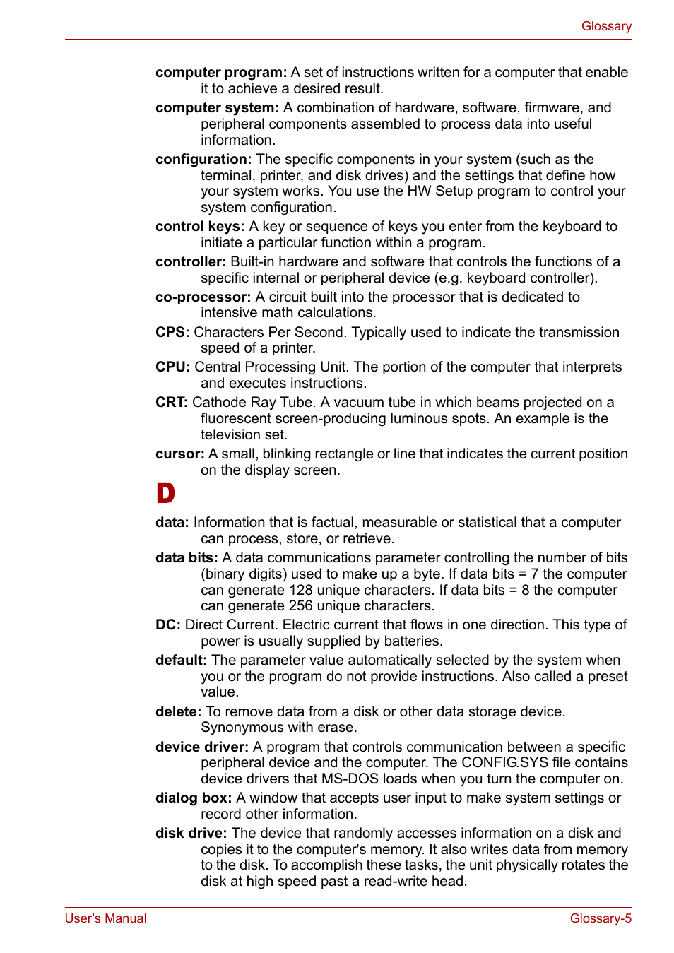 Toshiba Satellite L10 User Manual | Page 159 / 170