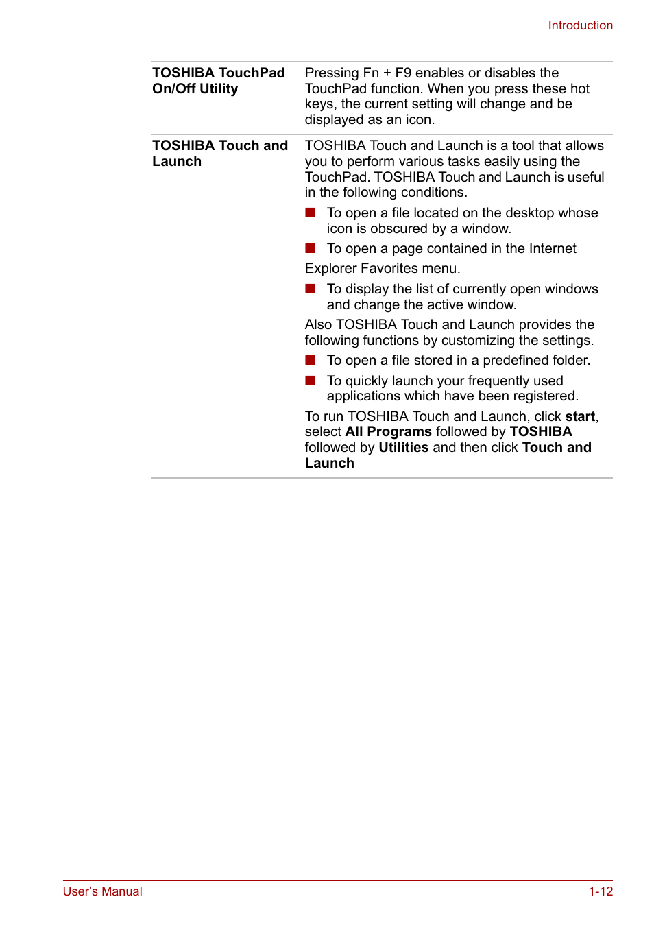 Toshiba Satellite L10 User Manual | Page 36 / 170