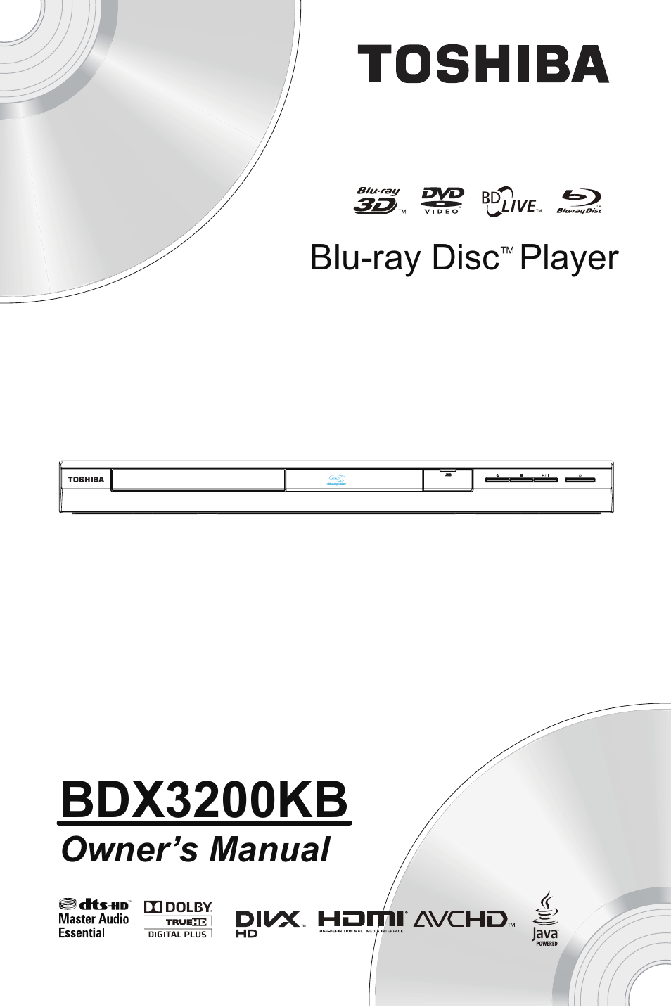 Toshiba BDX3200 User Manual | 46 pages