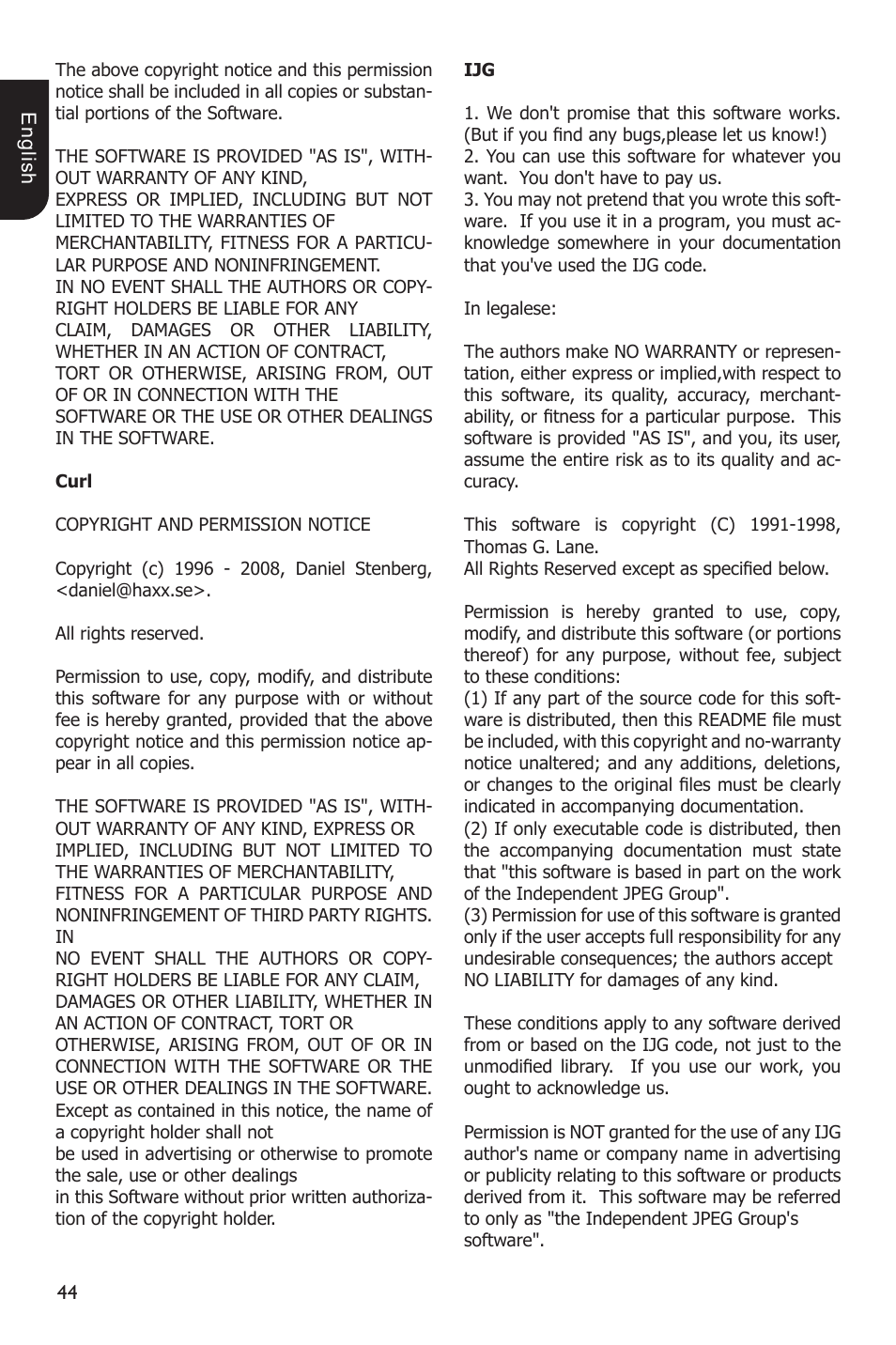 Toshiba BDX3200 User Manual | Page 44 / 46