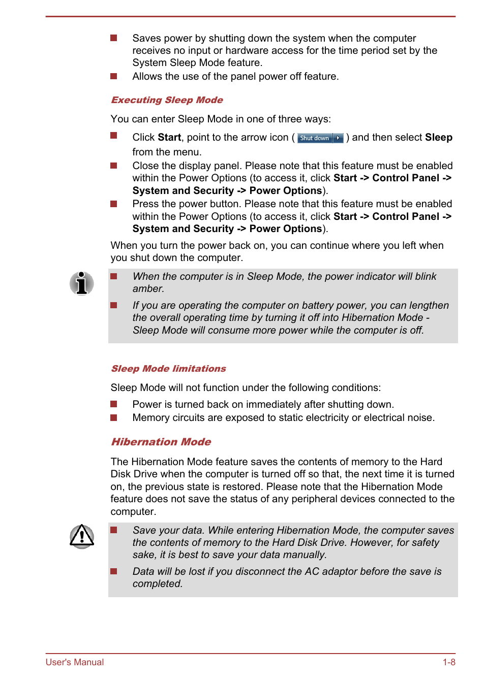 Toshiba Satellite U840 User Manual | Page 22 / 115