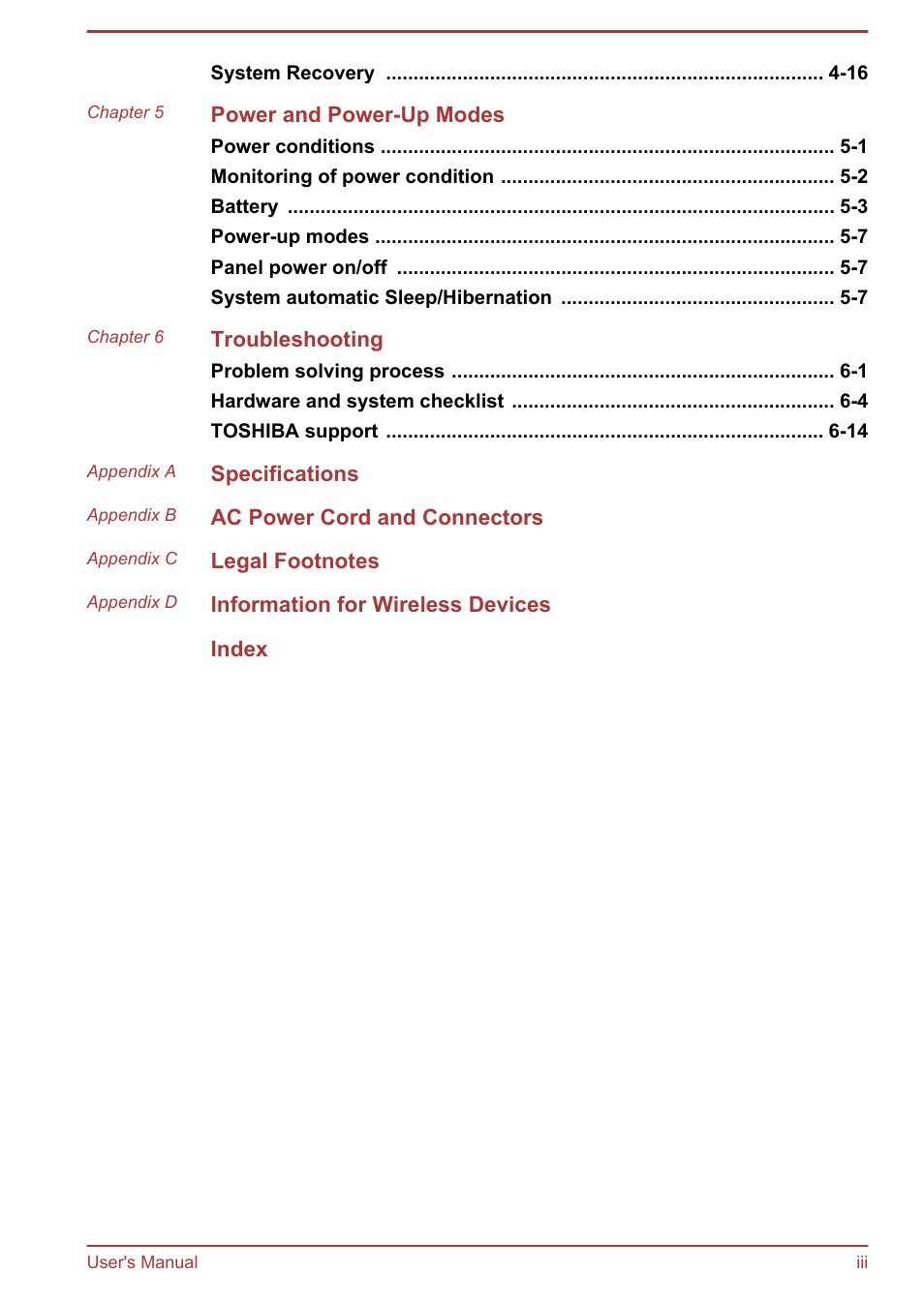 Toshiba Satellite U840 User Manual | Page 3 / 115