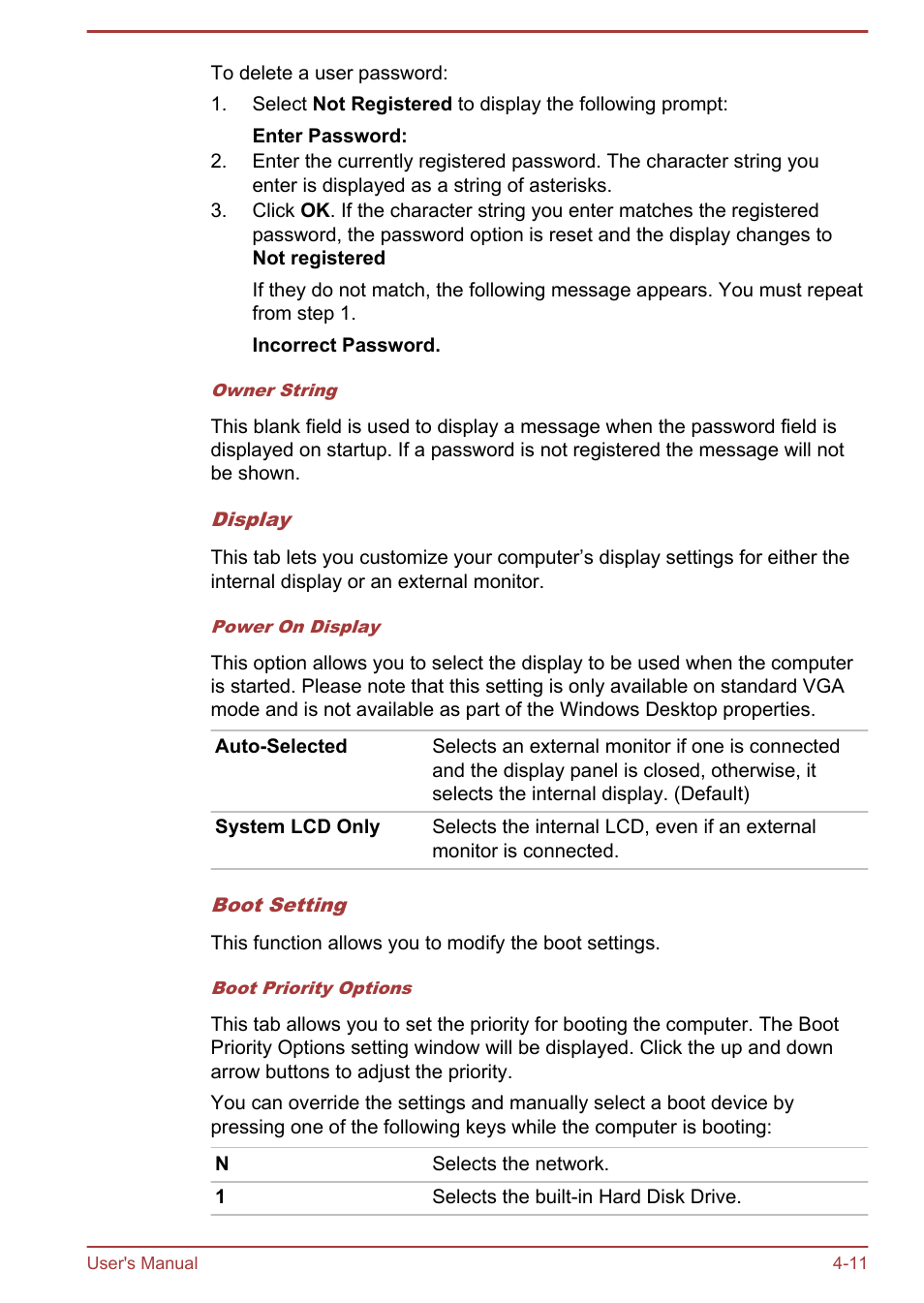 Toshiba Satellite U840 User Manual | Page 67 / 115