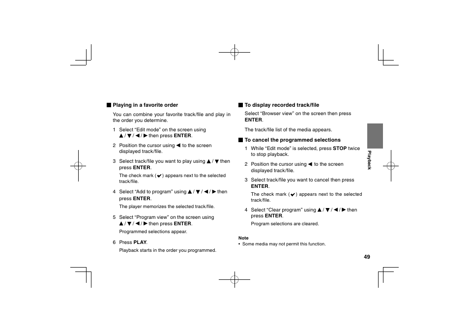 Toshiba SDP74S User Manual | Page 49 / 72