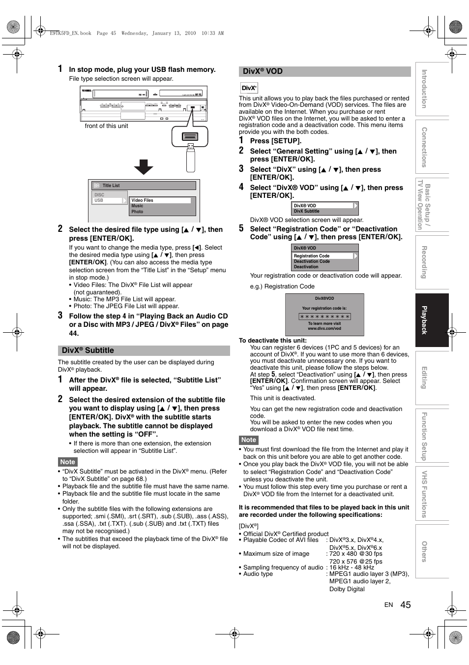 Toshiba DVR80 User Manual | Page 45 / 80