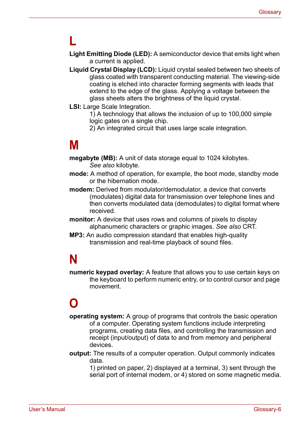 Toshiba Equium M100 (PSMA8) User Manual | Page 147 / 149