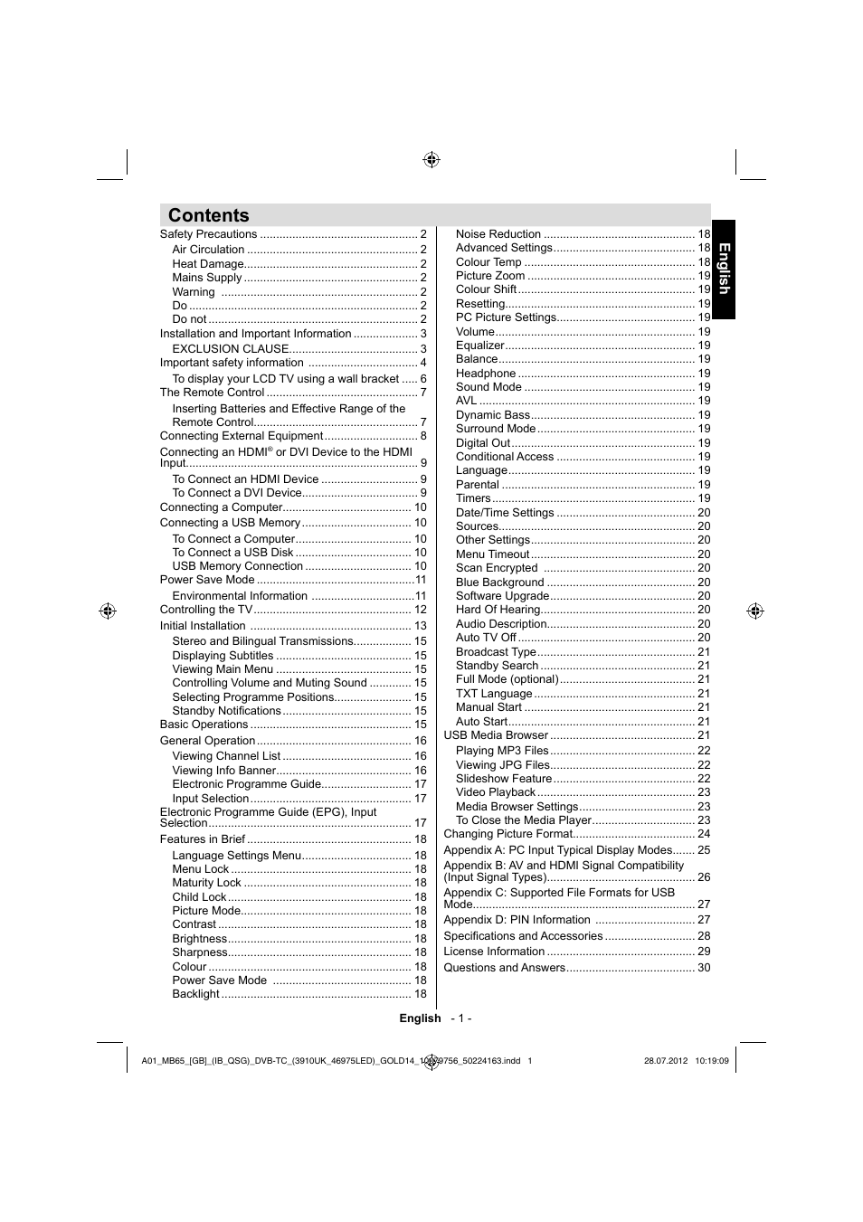 Toshiba BL712 User Manual | Page 2 / 33