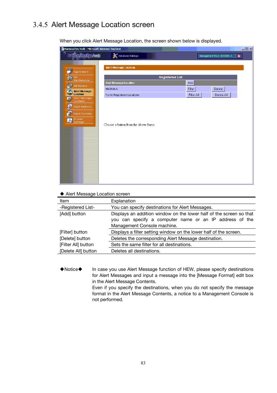 Alert message location screen, 5 alert message location screen), 5 alert message location screen | Toshiba Magnia Z500 User Manual | Page 93 / 146