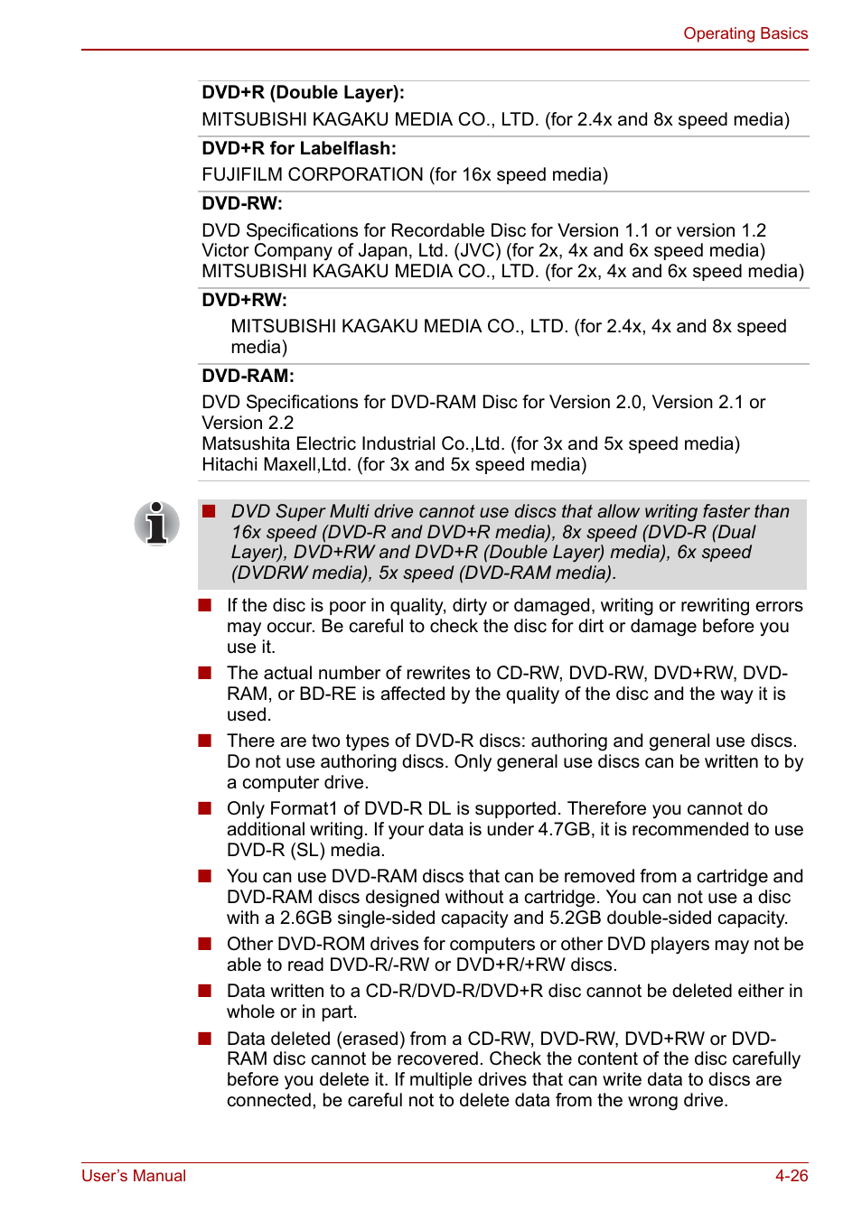 Toshiba Qosmio X500 User Manual | Page 100 / 204