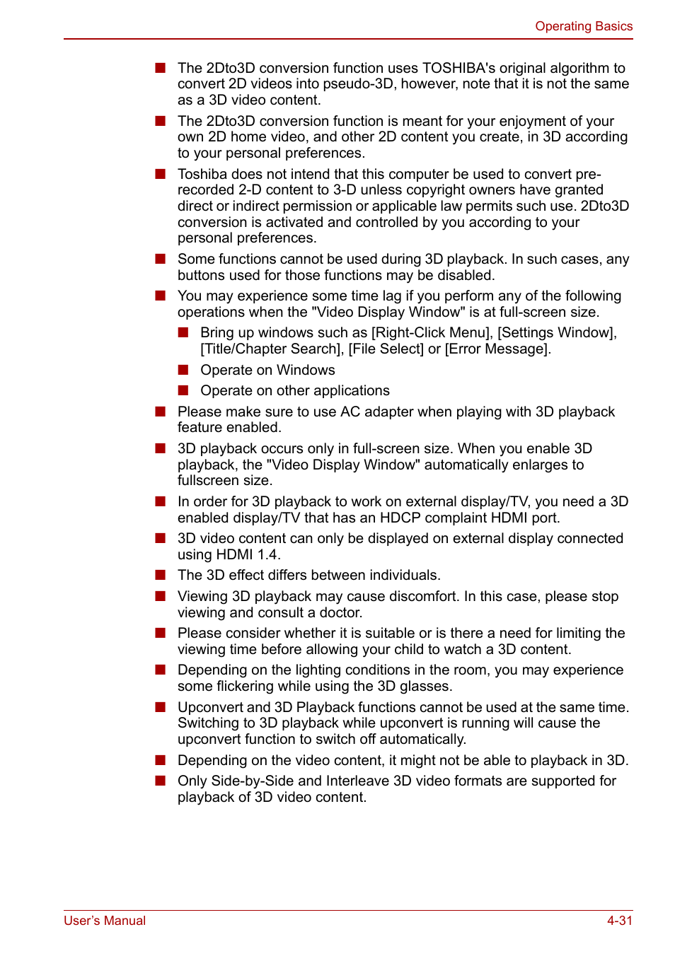 Toshiba Qosmio X500 User Manual | Page 105 / 204