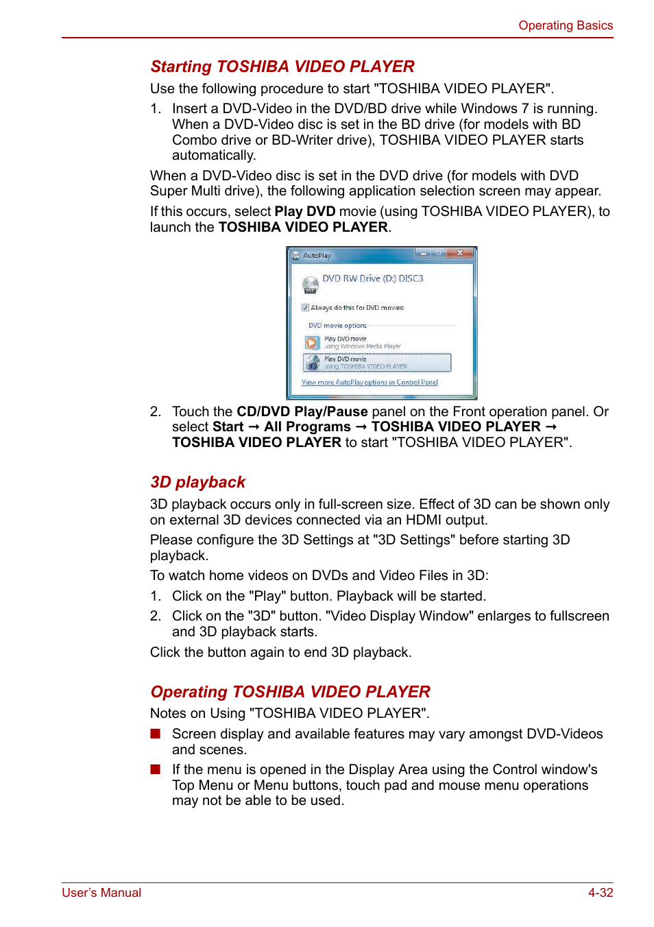 Toshiba Qosmio X500 User Manual | Page 106 / 204