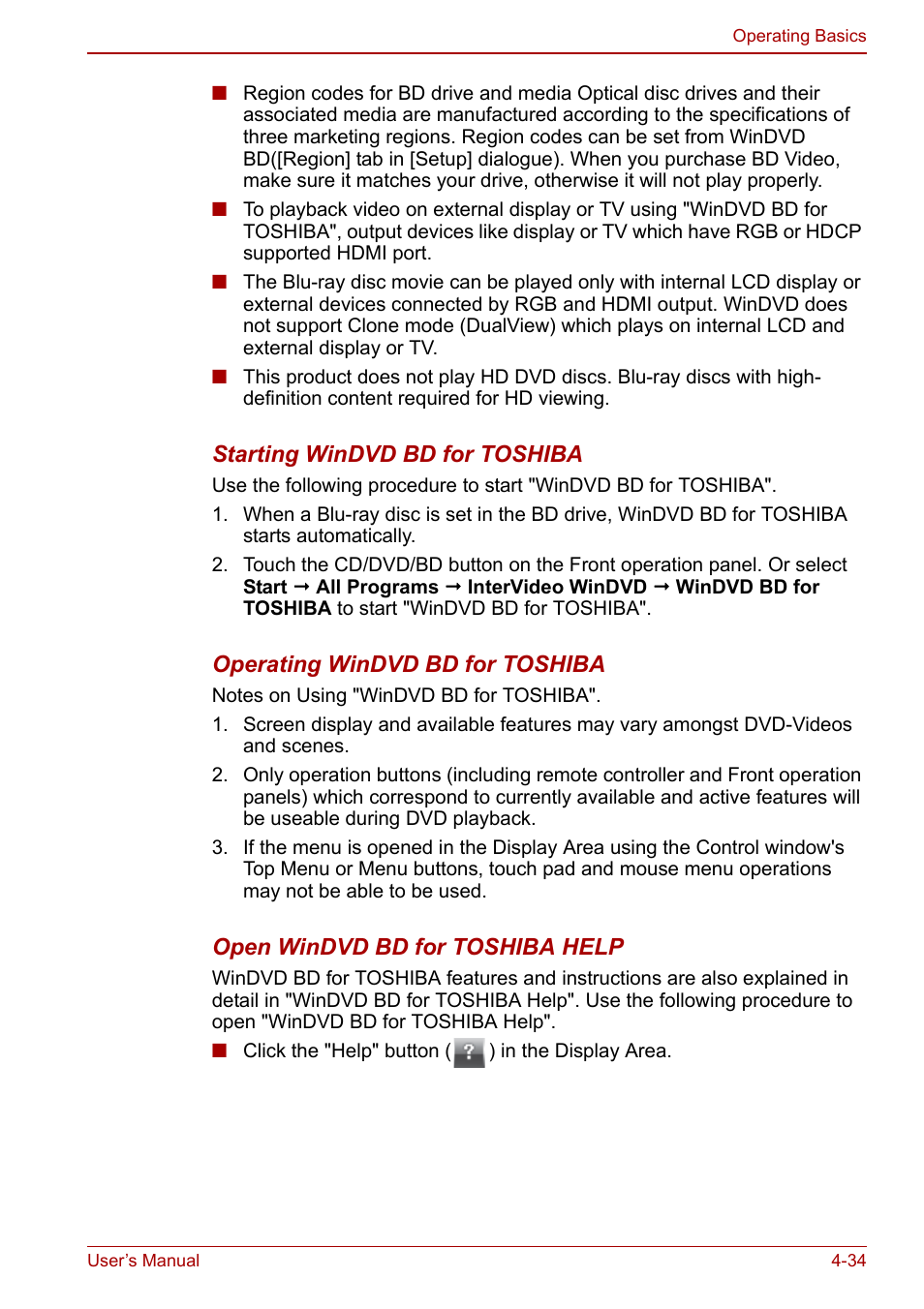 Toshiba Qosmio X500 User Manual | Page 108 / 204