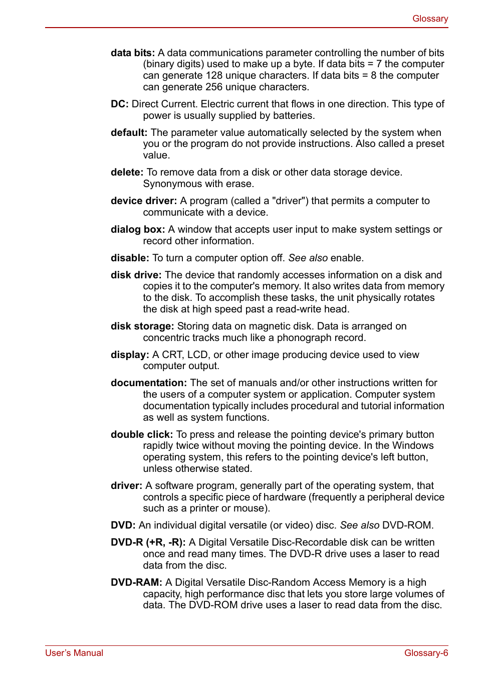 Toshiba Qosmio X500 User Manual | Page 192 / 204