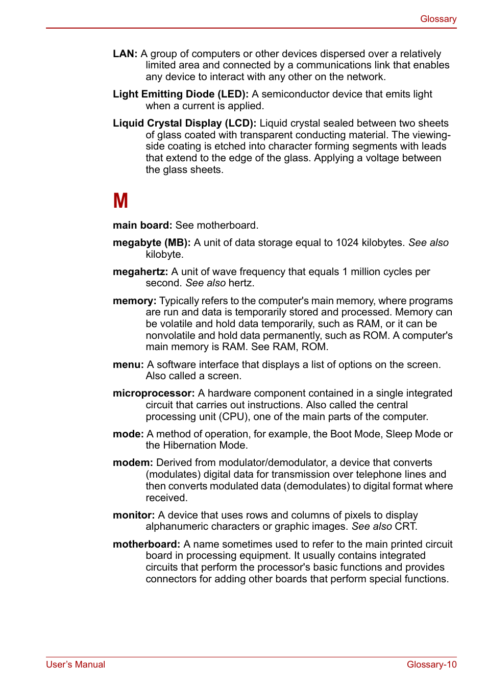 Toshiba Qosmio X500 User Manual | Page 196 / 204