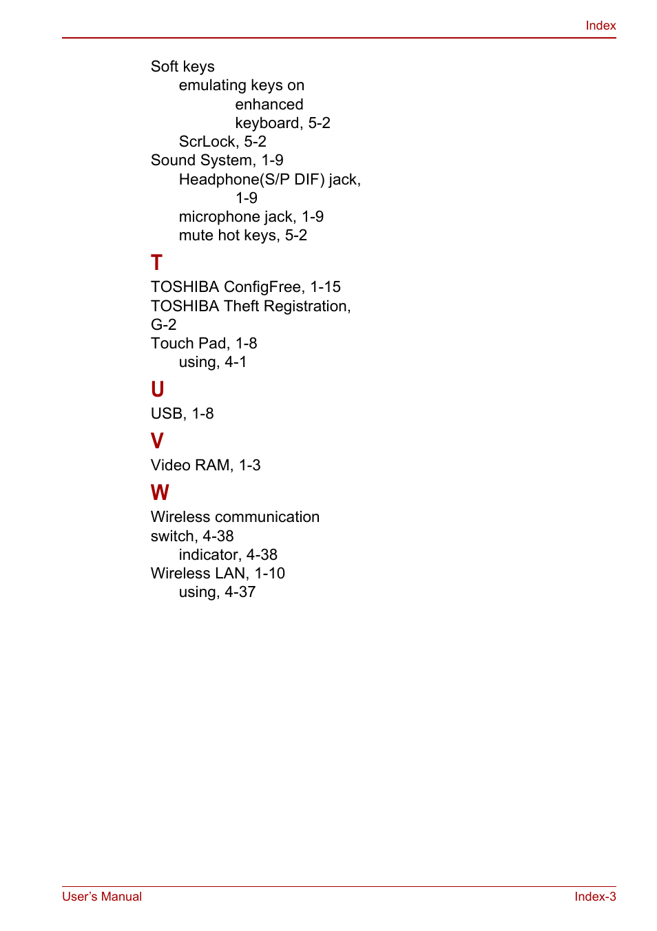 Toshiba Qosmio X500 User Manual | Page 204 / 204