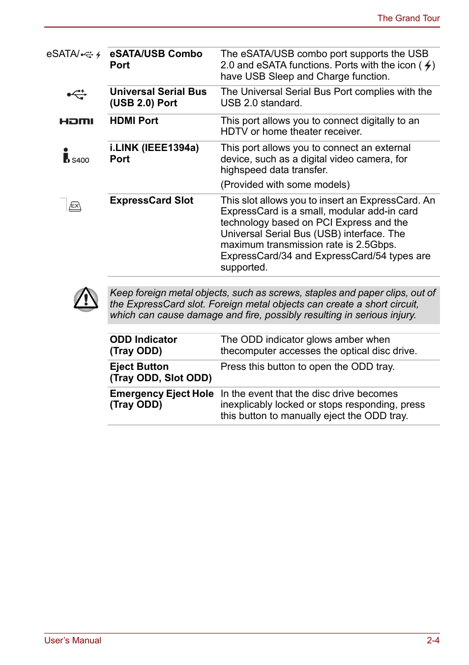 Toshiba Qosmio X500 User Manual | Page 43 / 204