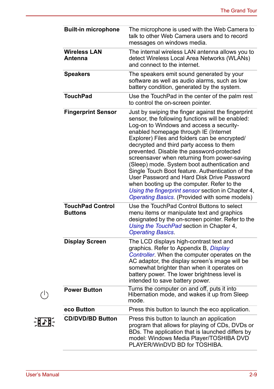 Toshiba Qosmio X500 User Manual | Page 48 / 204