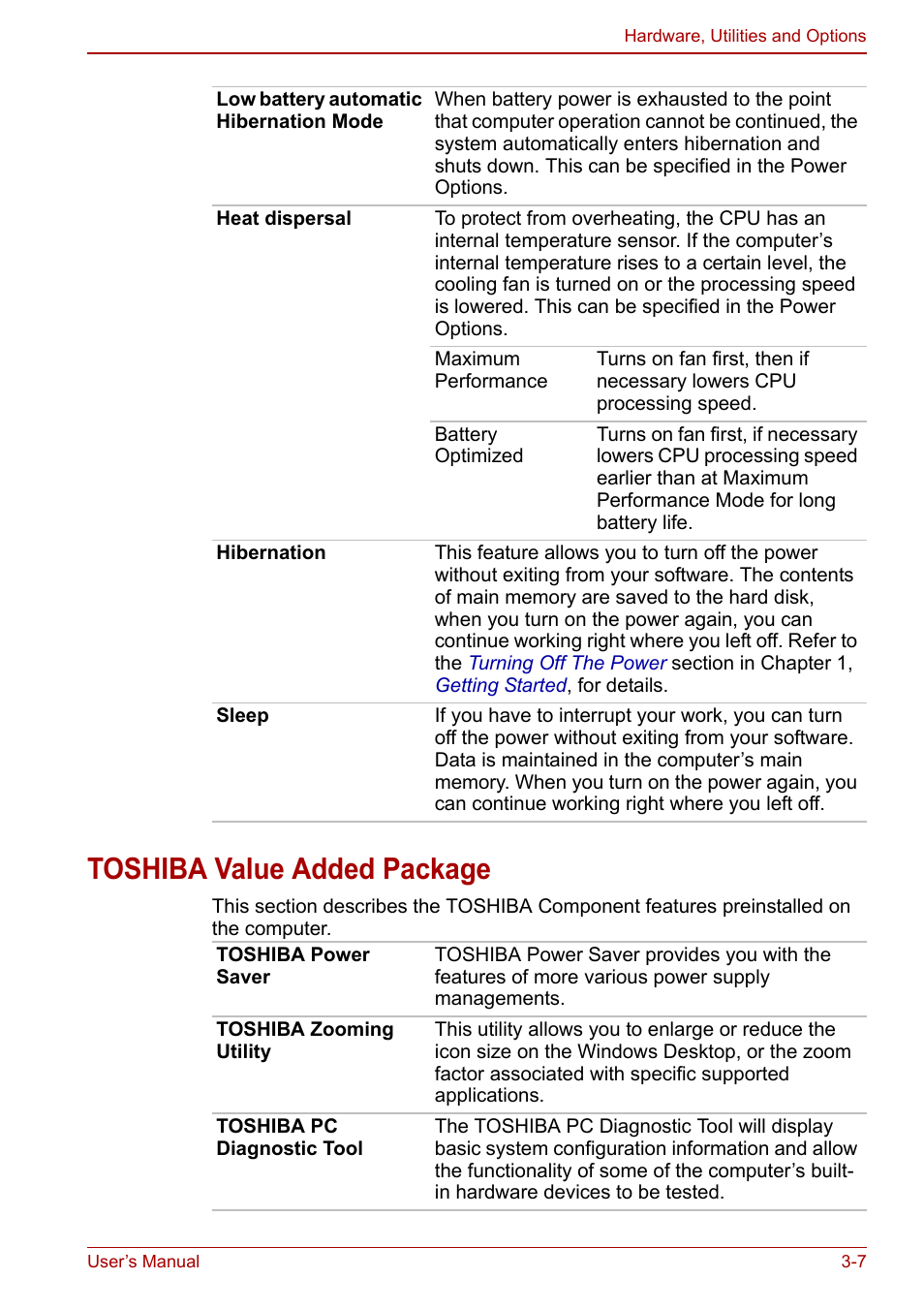 Toshiba value added package, Toshiba value added package -7, Refer to | Toshiba Satellite C640 User Manual | Page 52 / 169