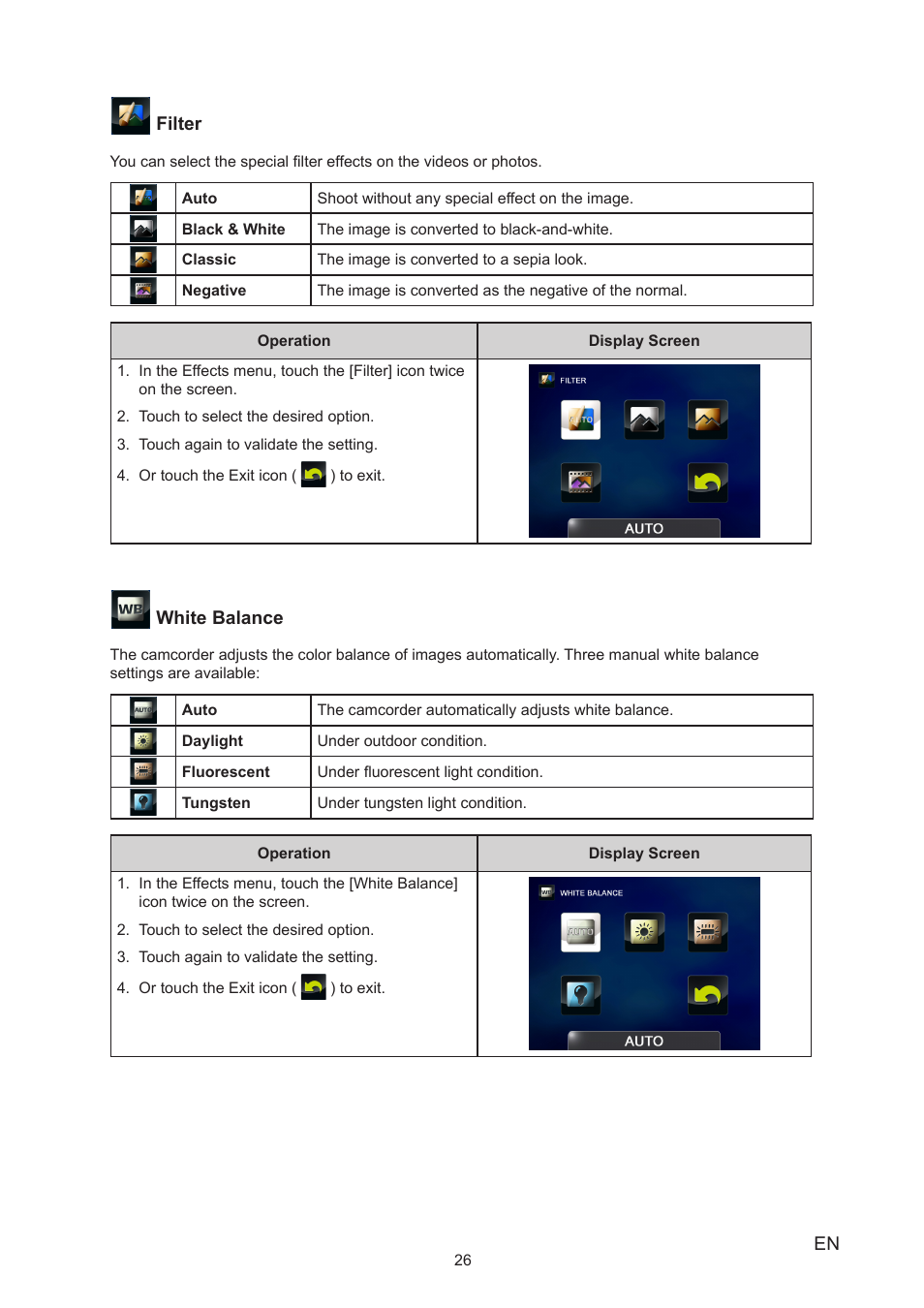 Toshiba Camileo S30 User Manual | Page 26 / 47