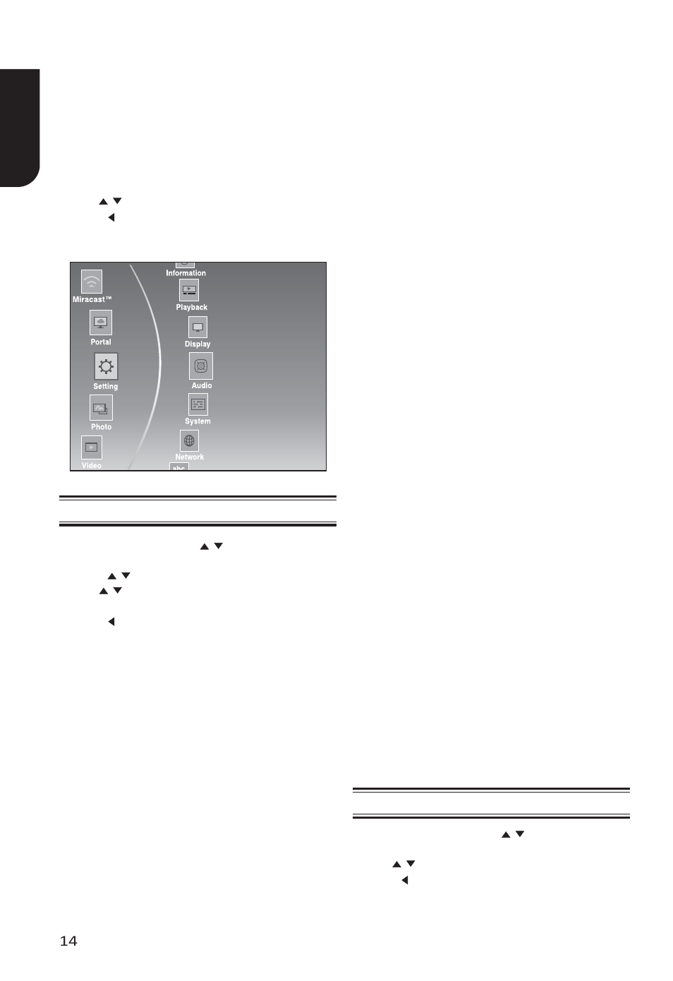 6 customizing, English 14 | Toshiba BDX2400 User Manual | Page 14 / 51