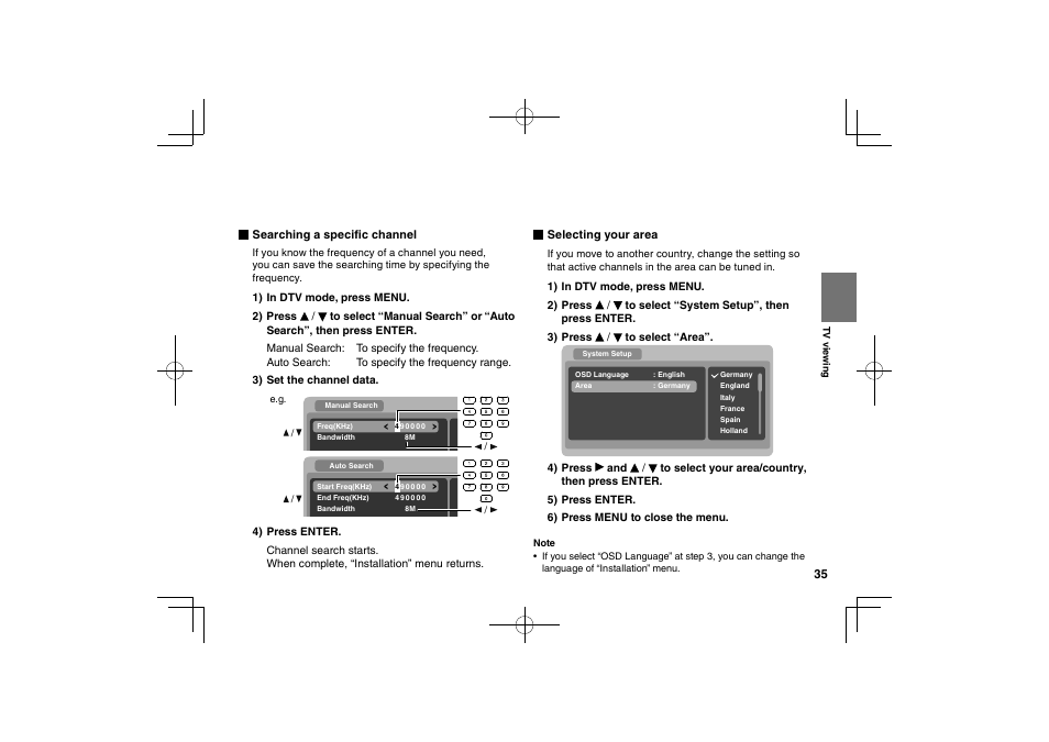 Toshiba SDP74D User Manual | Page 35 / 76