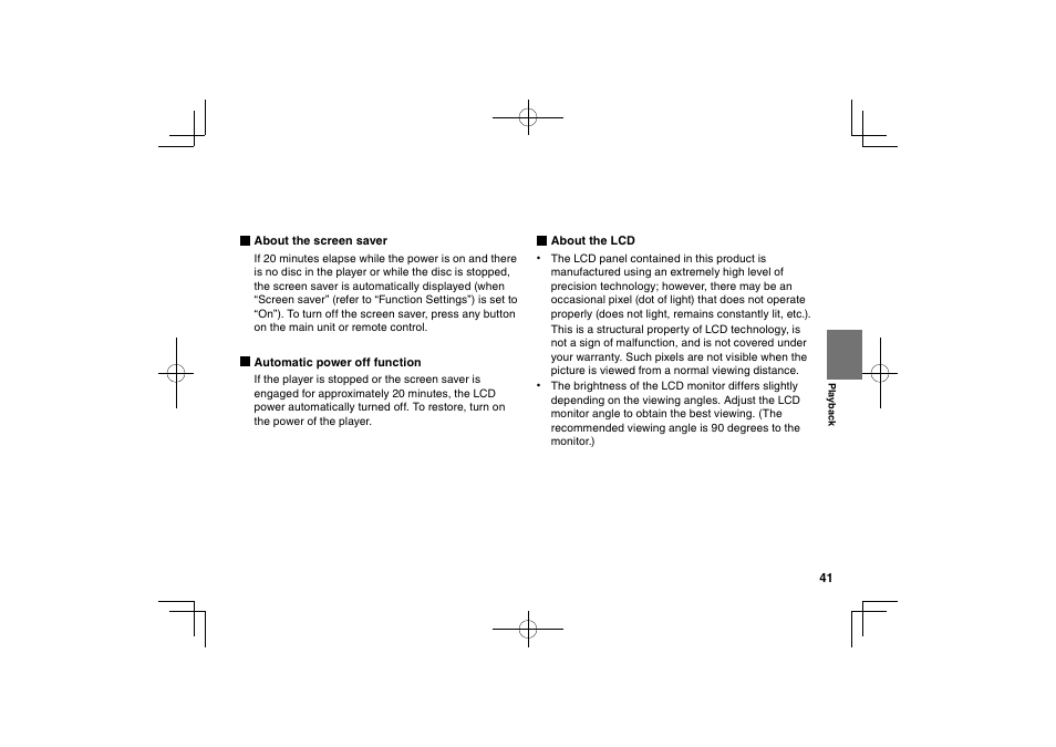 Toshiba SDP74D User Manual | Page 41 / 76