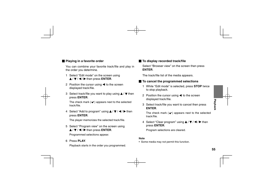 Toshiba SDP74D User Manual | Page 55 / 76