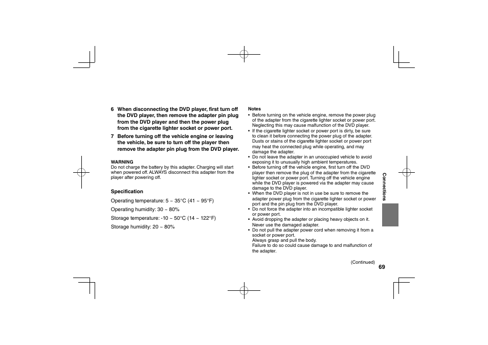 Toshiba SDP74D User Manual | Page 69 / 76