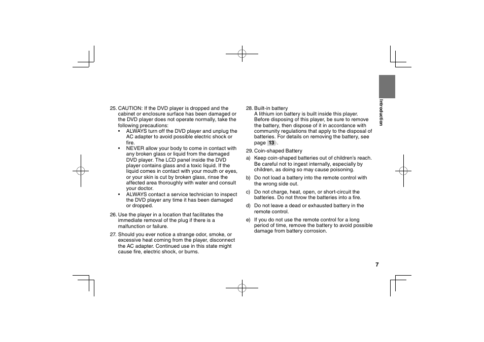 Toshiba SDP74D User Manual | Page 7 / 76