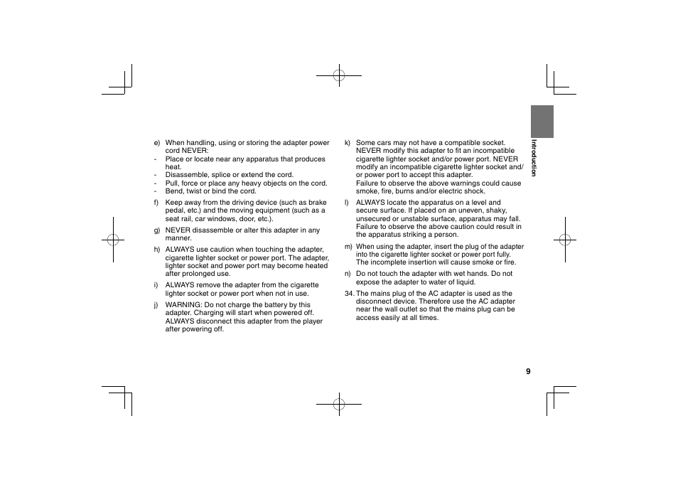 Toshiba SDP74D User Manual | Page 9 / 76