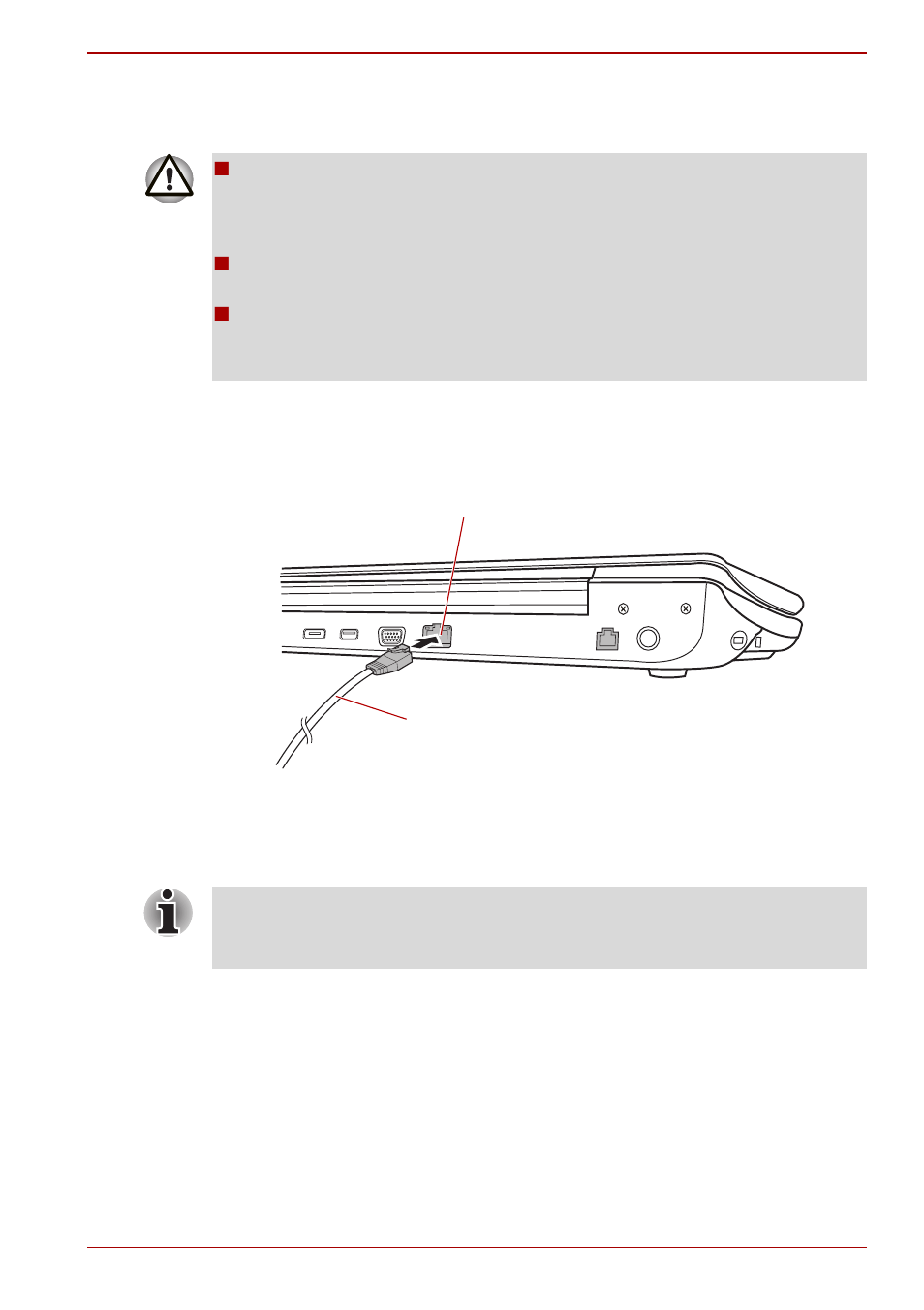 Connecting the lan cable | Toshiba Qosmio F50 User Manual | Page 113 / 252