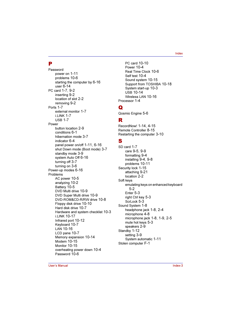 Toshiba Qosmio G10 User Manual | Page 234 / 235
