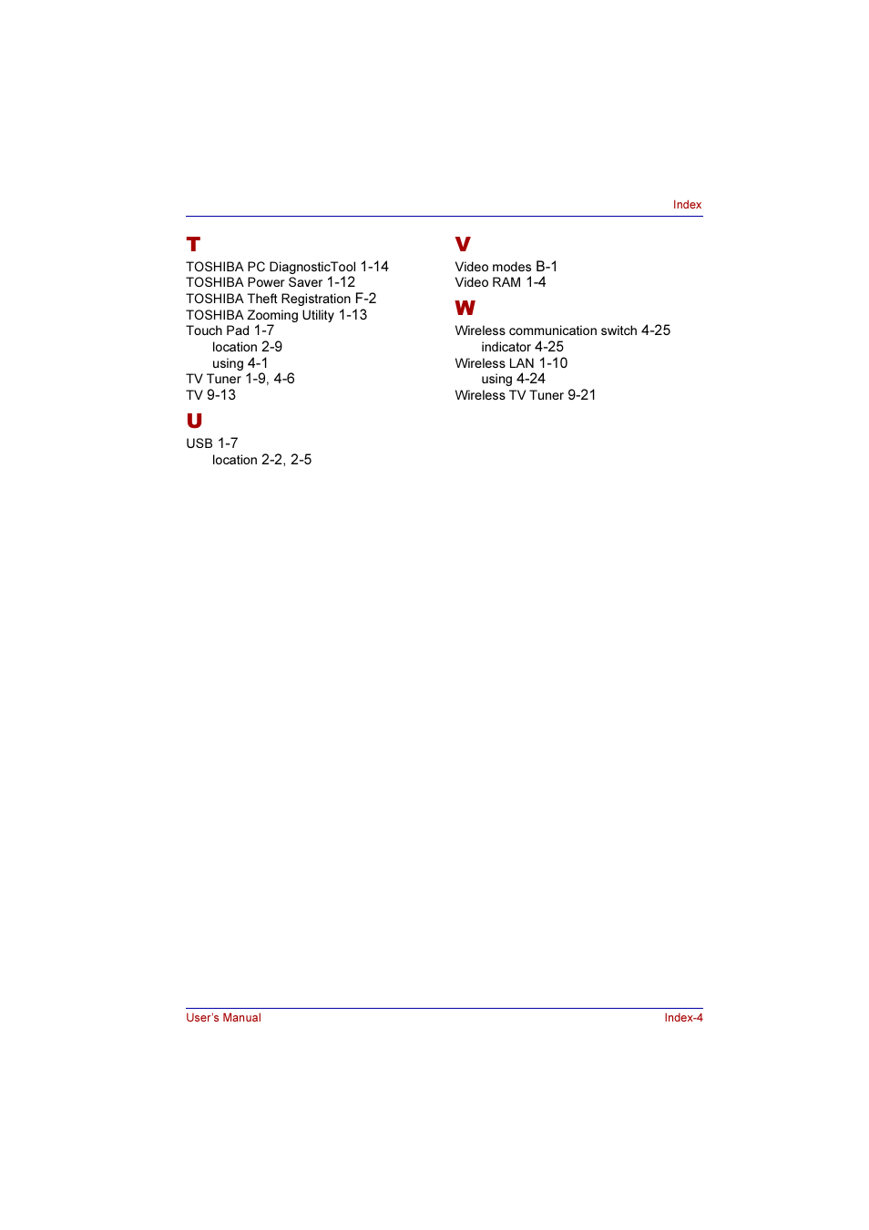 Toshiba Qosmio G10 User Manual | Page 235 / 235