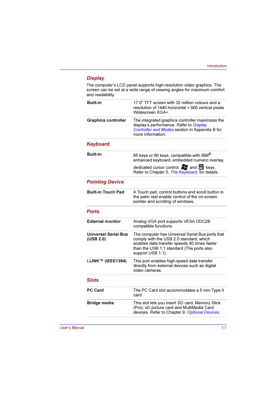 Toshiba Qosmio G10 User Manual | Page 40 / 235